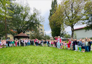 Przedszkolaki gotowe do zabawy
